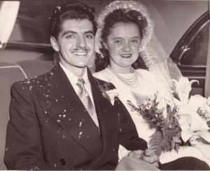 aurore et gerard mariage 04 sept 1948
